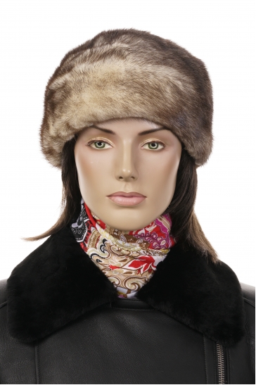 Шапка женская из норки