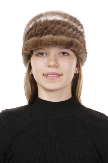 Шапка женская из норки