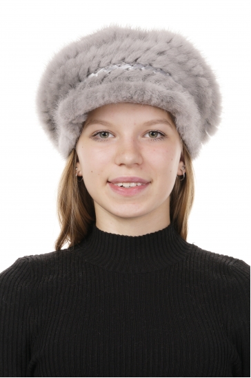 Шапка женская из норки