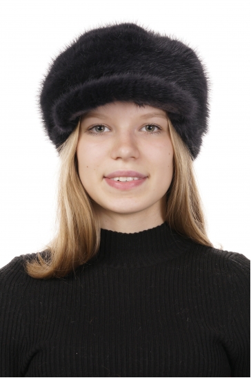 Меховая шапка женская из норки