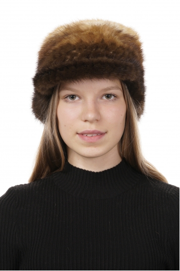 Шапка женская из норки