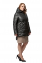 Женское кожаное пальто из натуральной кожи с капюшоном 8019843-2