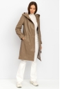 Женское кожаное пальто из натуральной кожи с капюшоном 8022147-2