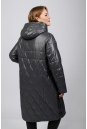 Женское пальто из текстиля с капюшоном 8023414-12