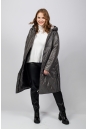 Женское пальто из текстиля с капюшоном 8023415-3
