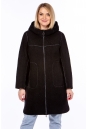 Женское пальто из текстиля с капюшоном 8023524
