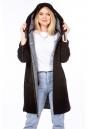 Женское пальто из текстиля с капюшоном 8023524-13