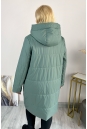 Женское пальто из текстиля с капюшоном 8024013-5