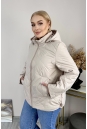 Куртка женская из текстиля с капюшоном 8024084