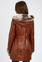 Женская кожаная куртка из натуральной кожи на меху с капюшоном 3600212-4