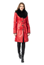Женское кожаное пальто из натуральной кожи на меху с воротником, отделка блюфрост 3600227-2