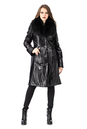 Женское кожаное пальто из натуральной кожи на меху с воротником, отделка блюфрост 3600228-2