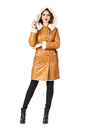 Женское кожаное пальто из натуральной кожи на меху с капюшоном 3600231-2