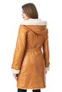 Женское кожаное пальто из натуральной кожи на меху с капюшоном 3600231-3