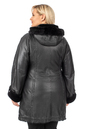 Женское кожаное пальто из натуральной кожи на меху с капюшоном 3600233-3