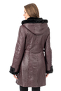 Женское кожаное пальто из натуральной кожи на меху с капюшоном 3600250-4