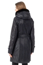 Женское кожаное пальто из натуральной кожи на меху с капюшоном 3600254-3