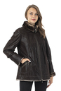 Женская кожаная куртка из натуральной кожи на меху с воротником 3600260