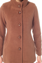 Женское пальто из текстиля с капюшоном 3000052-3