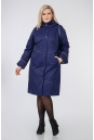 Женское пальто из текстиля с капюшоном 1001115-2