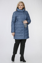 Женское пальто из текстиля с воротником 1001184-2