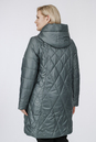 Женское пальто из текстиля с капюшоном 1001190-3
