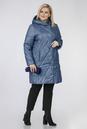 Женское пальто из текстиля с капюшоном 1001191-2