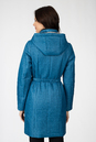 Женское пальто из текстиля с капюшоном 1001220-3