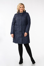 Женское пальто из текстиля с капюшоном 1001252-2