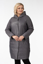 Женское пальто из текстиля с капюшоном 1001269