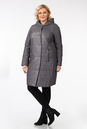 Женское пальто из текстиля с капюшоном 1001269-2