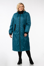 Женское пальто из текстиля с капюшоном 1001272-2