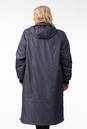 Женское пальто из текстиля с капюшоном 1001275-3