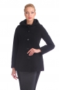 Женское пальто из текстиля с капюшоном 3000168