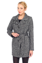 Женское пальто из текстиля с воротником 3000183
