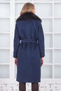 Женское пальто из текстиля с воротником, отделка песец 3000546-4
