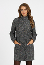 Женское пальто из текстиля с воротником 3000683