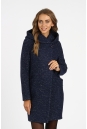 Женское пальто из текстиля с капюшоном 3000685