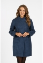 Женское пальто из текстиля с воротником 3000693