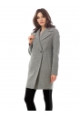 Женское пальто из текстиля с воротником 3000751-5