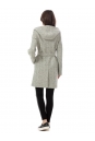Женское пальто из текстиля с капюшоном 3000754-4
