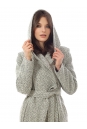 Женское пальто из текстиля с капюшоном 3000754-3