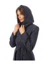 Женское пальто из текстиля с капюшоном 3000755-4