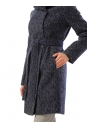 Женское пальто из текстиля с капюшоном 3000755-8
