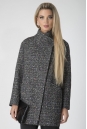 Женское пальто из текстиля с воротником 3000778