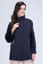 Женское пальто из текстиля с воротником 3000782