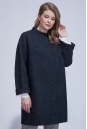 Женское пальто из текстиля с воротником 3000788