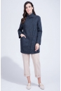 Женское пальто из текстиля с воротником 3000794