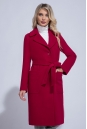 Женское пальто из текстиля с воротником 3000827