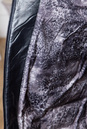 Пуховик женский из эко-кожи с капюшоном, отделка чернобурка 2100354-2
